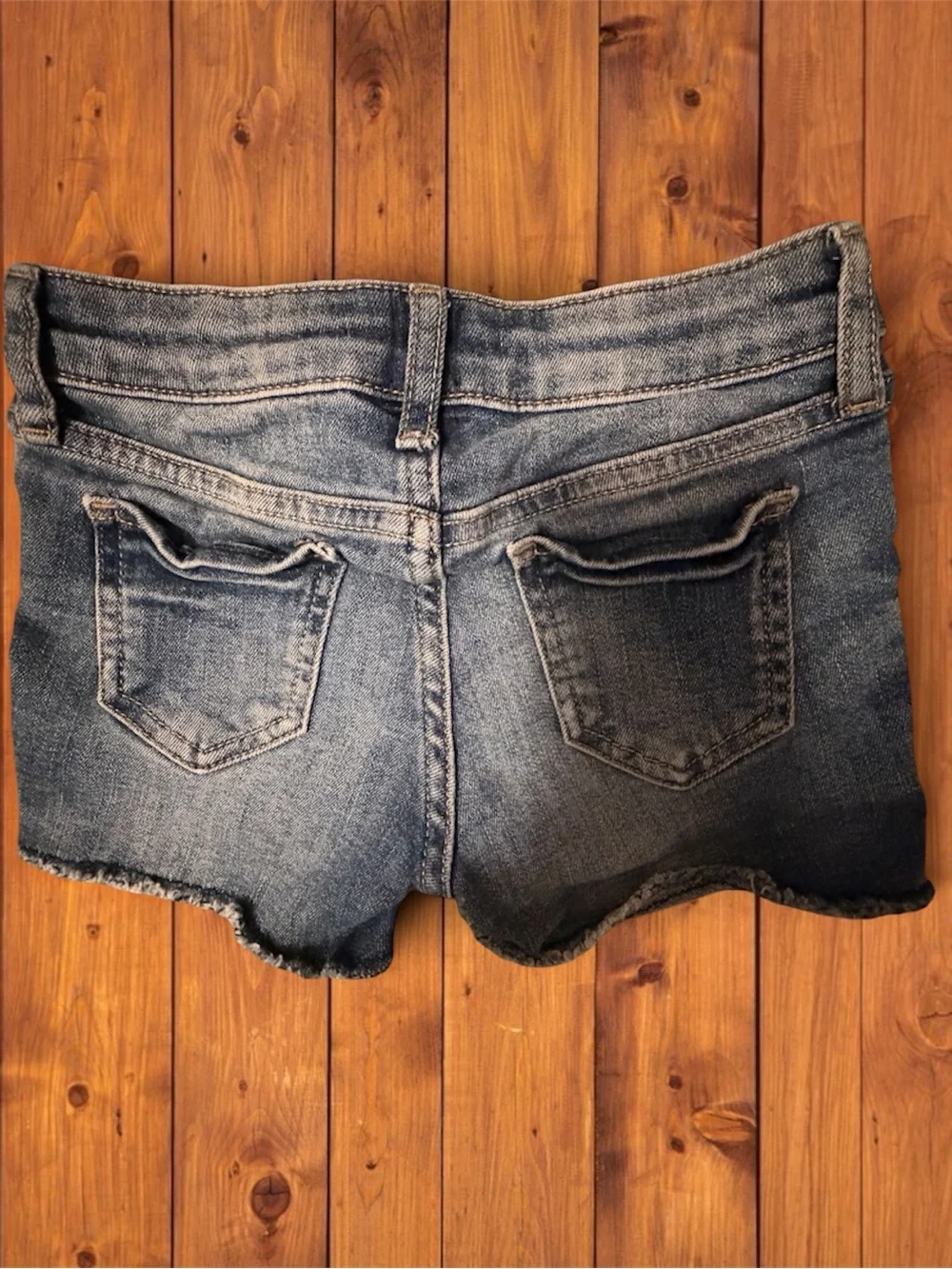 GAP Kids Denim Stretch Shortie Shorts with Adjustable Waistband (7)